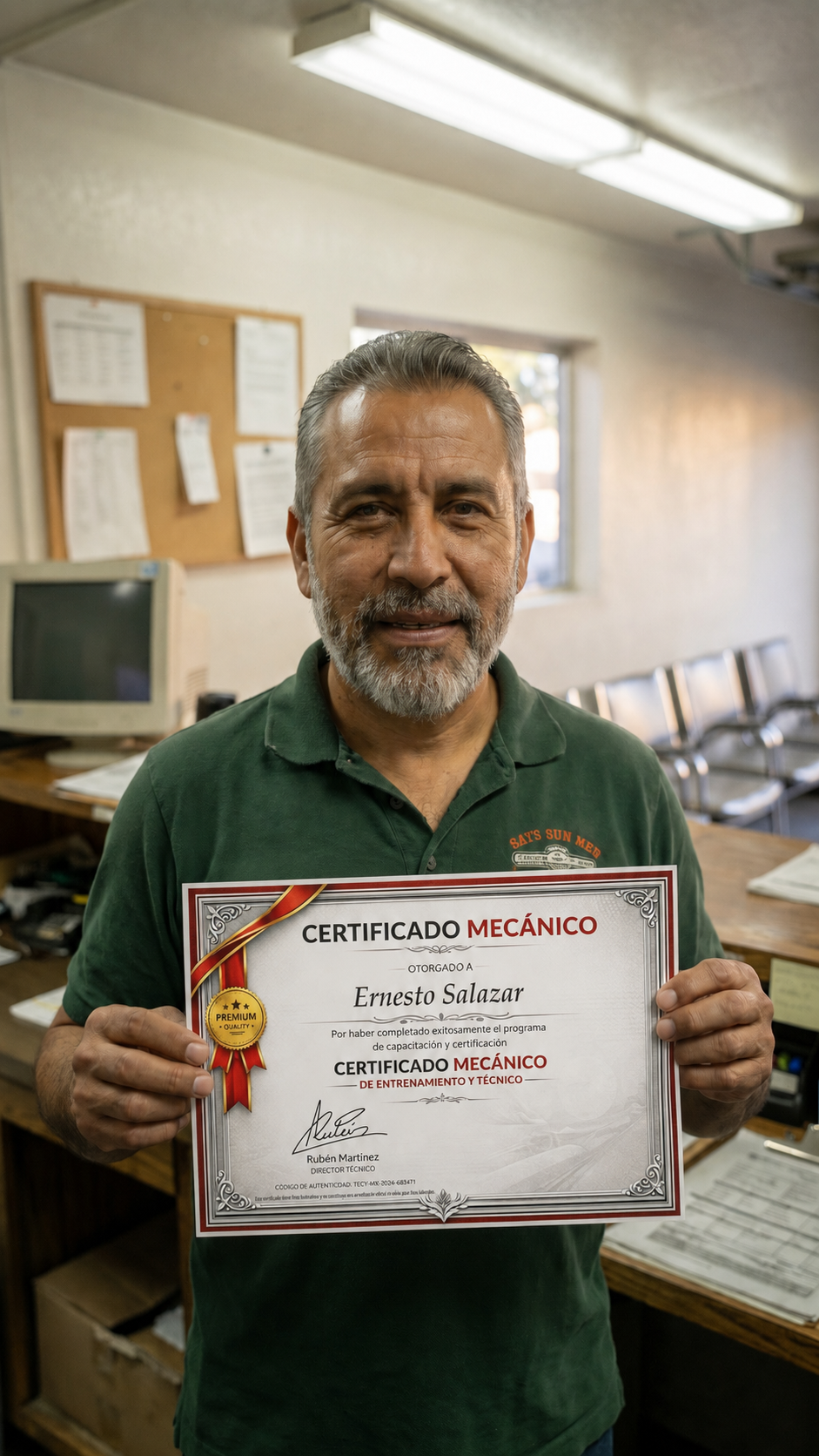 Depoimento mecánico